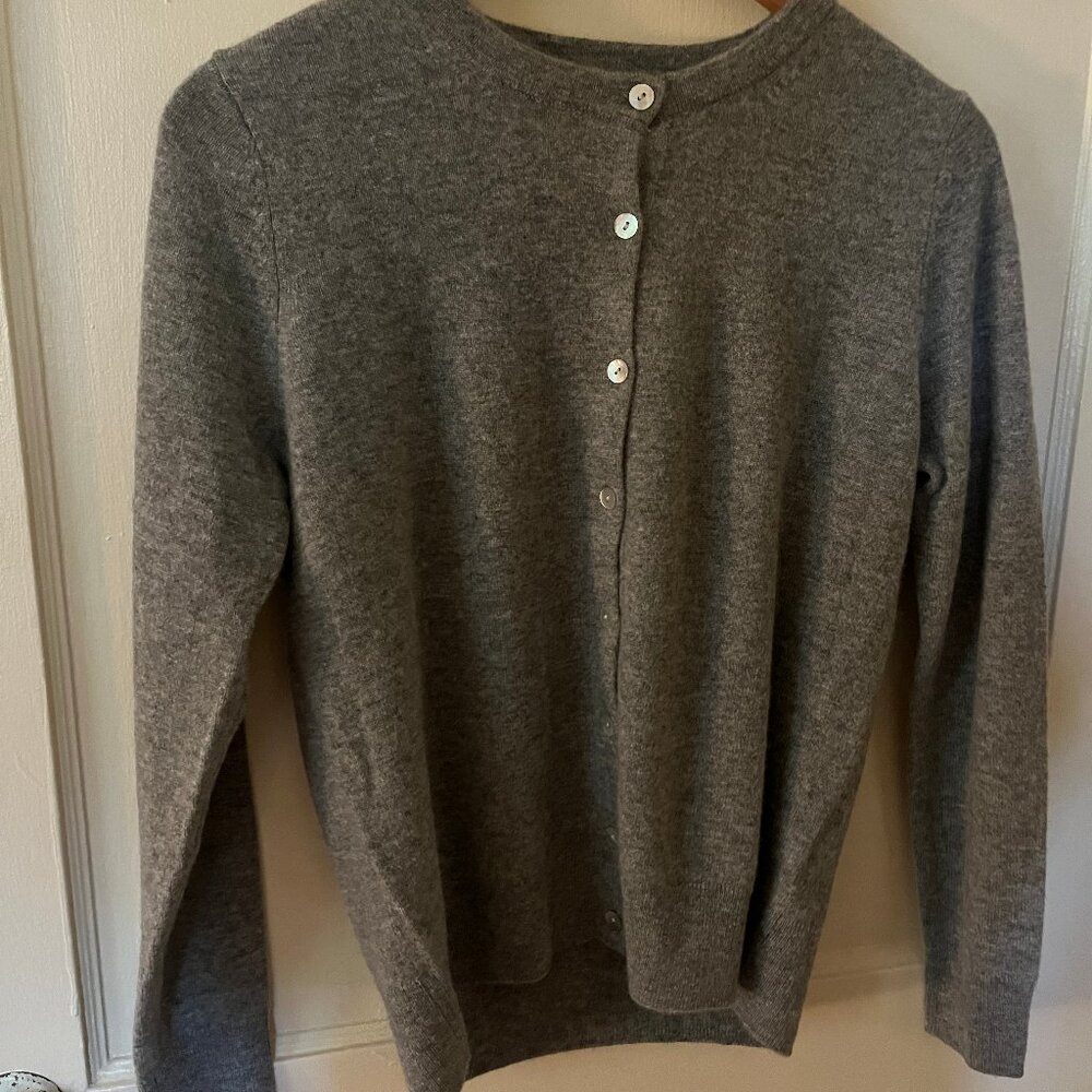 NWT Quince Grey Cashmere Cardigan